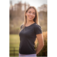 Camiseta Pénélope Techty de manga corta Gris