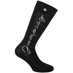 Calcetines Equithème Jump Negro / plata