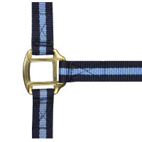 Cabezada de nylon forrada de cuero Verde claro