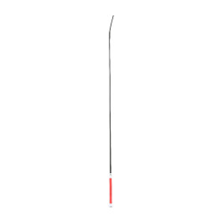 Fusta de doma Whip & Go con pomo metálico Rojo / plateado