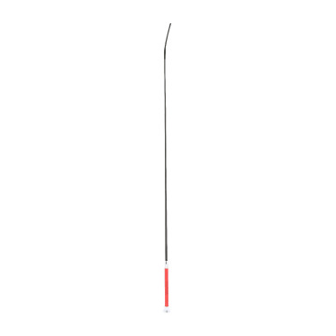 Fusta de doma Whip & Go con pomo metálico Rojo / plateado
