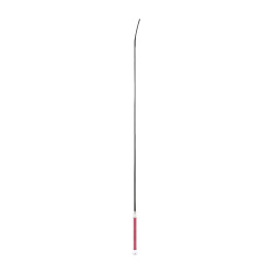 Fusta de doma Whip & Go con pomo metálico Borgoña / plata Burdeos