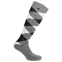 Calcetines Equi-Theme Argyle señora Gris / crudo