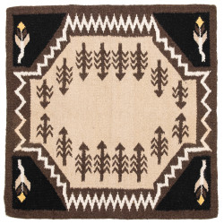 Mantilla navajo Westride by Franck Perret Sioux Marrón / beige