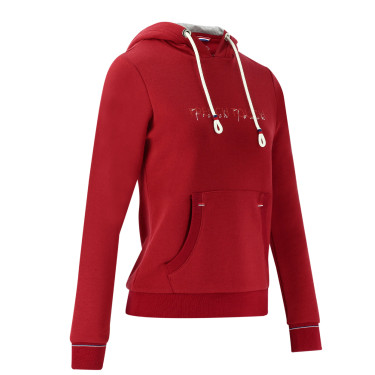 Sudadera con capucha Equithème Britney Cereza Rojo