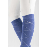 Calcetines Pénélope Luxe Azul de la vendimia