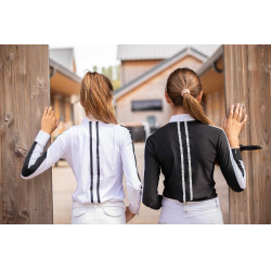 Camisa de concurso Pénélope Showshirt Blanco