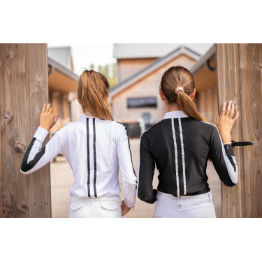 Camisa de concurso Pénélope Showshirt Blanco