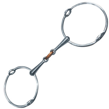 Filete efecto elevador grand anillos doble partido Privilege Equitation Filete efecto elevador grand anillos doble partido Privilege Equitation