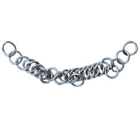 Cadenilla para cabezada Privilege Equitation Acero inoxidable Gris