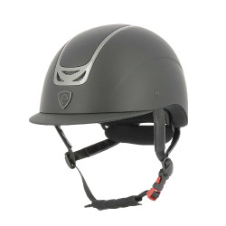 Casco Equitheme Pepit Negro / cromo