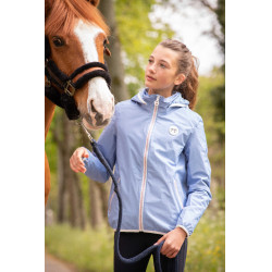 Pénélope RainImpermeable corto Ártico Azul