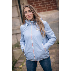 Pénélope RainImpermeable corto Ártico Azul