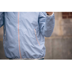 Pénélope RainImpermeable corto Ártico Azul