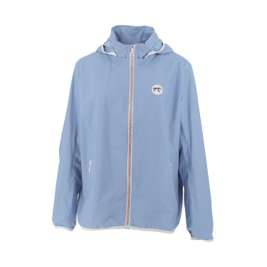Pénélope RainImpermeable corto Ártico Azul