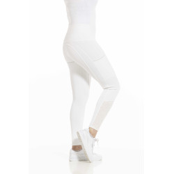 Pantalón Equithème Brigitte con culera de silicona Blanco
