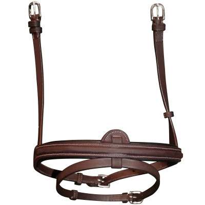 Muserola combinada Dinard Privilege Equitation Castaño
