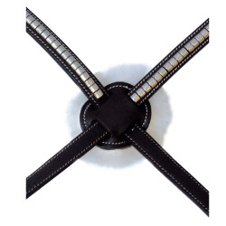 Muserola cruz Deauville Privilege Equitation Castaño