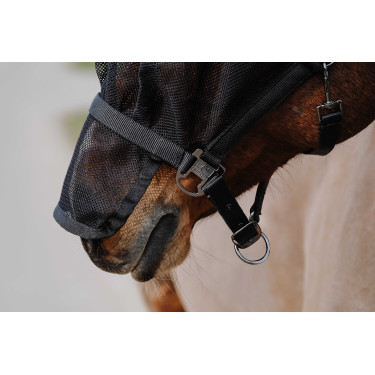 Cabezada + máscara Equithème Negro