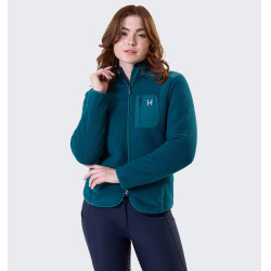 Chaqueta polar Horseware Pace para mujer Verde dinastía