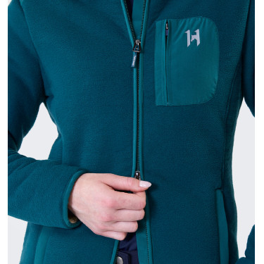Chaqueta polar Horseware Pace para mujer Verde dinastía