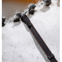 Riendas Horseware Continental con agarre de goma Negro