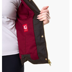 Abrigo encerado Horseware 40 años mujer Castaño herencia / verde Rambo Abrigo encerado Horseware 40 años mujer Castaño herencia / verde Rambo