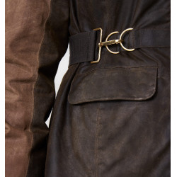 Abrigo encerado Horseware 40 años mujer Castaño herencia / verde Rambo Abrigo encerado Horseware 40 años mujer Castaño herencia / verde Rambo