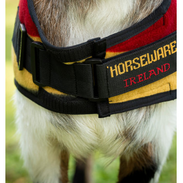 Manta polar Horseware Newmarket para cabra Oro blanco