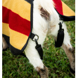 Manta polar Horseware Newmarket para cabra Oro blanco