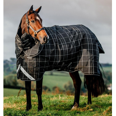 Manta Horseware Rhino Turnout Bundle con forro de 0 g y 200 g Cuadros negros / negro y blanco Motifs Manta Horseware Rhino Turnout Bundle con forro de 0 g y 200 g Cuadros negros / negro y blanco Motifs