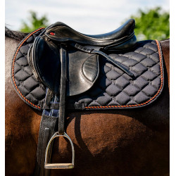 Manta de silla Close Contact Horseware Newmarket Oro blanco Manta de silla Close Contact Horseware Newmarket Oro blanco