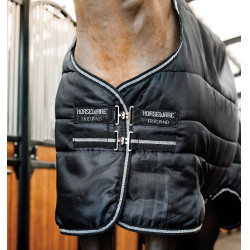 Manta de cuadra Easy-Layer Horseware 100 g Negro / negro / plata