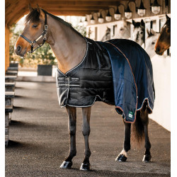 Manta de cuadra Easy-Layer Horseware 100 g Negro / negro / plata