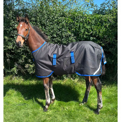 Manta Horseware Amigo Ripstop 900D Potro Turnout 50g Negro / azul clásico