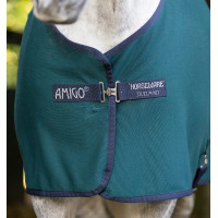 Manta Horseware Amigo Jersey Poney Cooler Navy blue / plata Azul