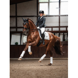Mantilla de doma Equestrian Stockholm Blanco brillante