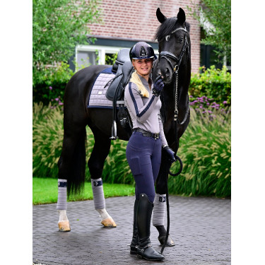 Manta de doma Equestrian Stockholm Performance Fresno azul deportivo