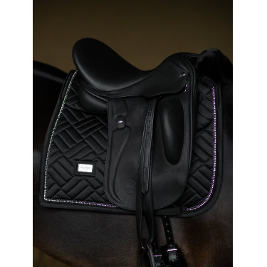 Manta de doma Equestrian Stockholm de borreguillo sintético Crystal Negro