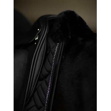 Manta de doma Equestrian Stockholm de borreguillo sintético Crystal Negro