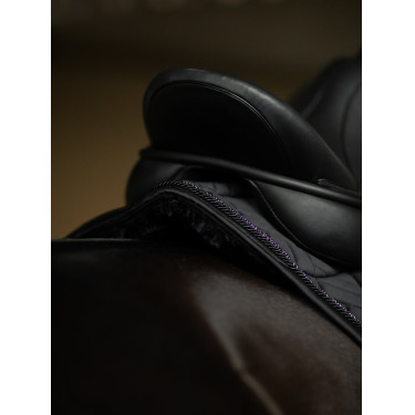 Manta de doma Equestrian Stockholm de borreguillo sintético Crystal Negro