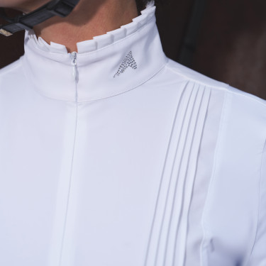 Polo de competición Euro-Star Ines Blanco Polo de competición Euro-Star Ines Blanco