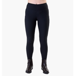 Leggings Optifit invierno Horseware con grip en las rodillas para mujer Negro