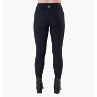Leggings Optifit invierno Horseware con grip en las rodillas para mujer Negro