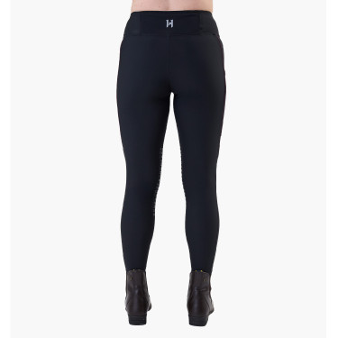 Leggings Optifit invierno Horseware con grip en las rodillas para mujer Negro