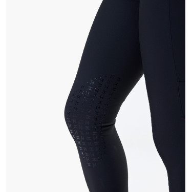 Leggings Optifit invierno Horseware con grip en las rodillas para mujer Negro