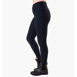 Leggings Optifit invierno Horseware con grip en las rodillas para mujer Negro