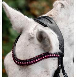 Brida para poni Horseware Diamante Flash Negro / rosa