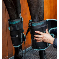 Rodilleras Horseware Ice-Vibe Negro / aqua