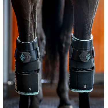 Rodilleras Horseware Ice-Vibe Negro / aqua